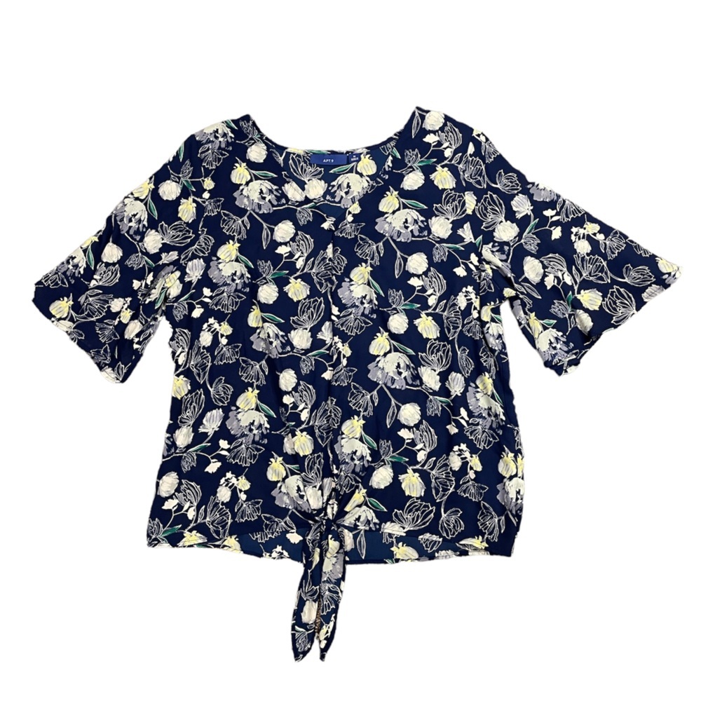 Apt 9 medium floral blouse